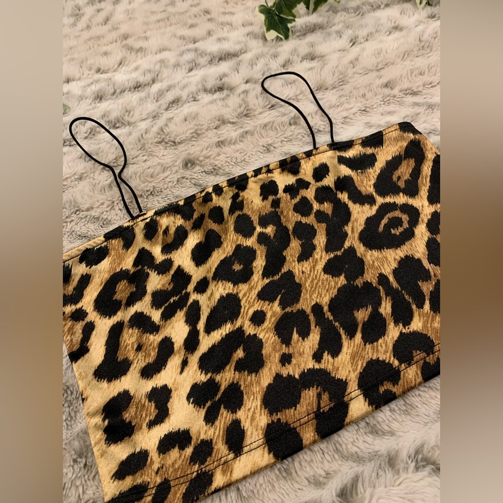 Leopard print crop top - Picture 3 of 4